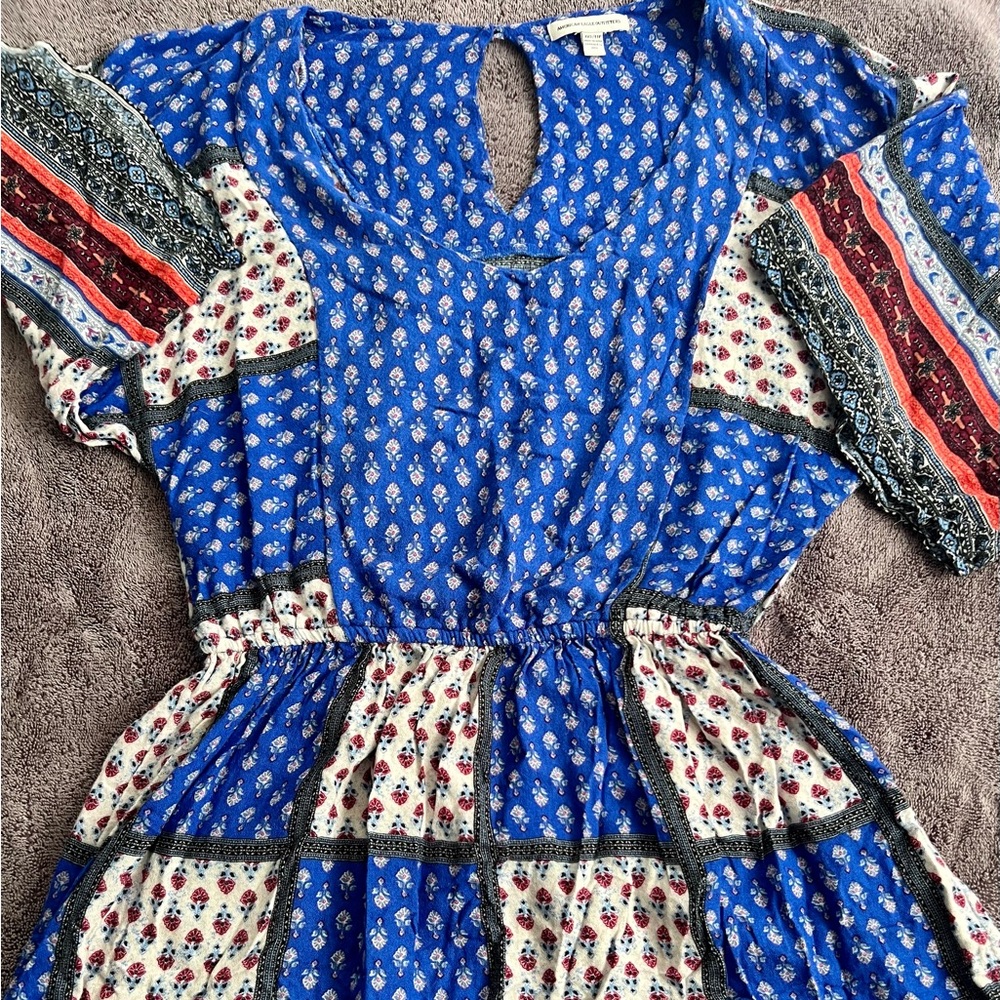 American Eagle Boho Multicolor Dress
